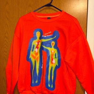 Vibrant Orange Heat Pull Over